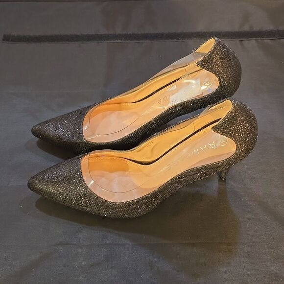 BRAND NEW RAMPAGE POINTED TOE SEQUINS HIGH HEEL STILETTOS WOMEN"S SHOE - Picture 12 of 15